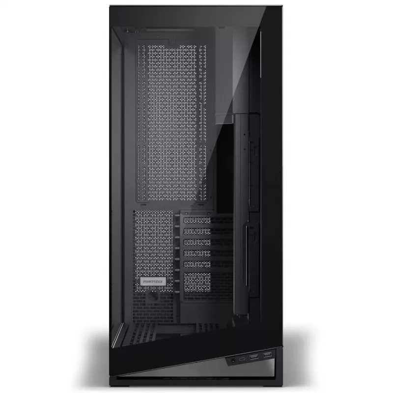 Caja de PC PHANTEKS serie NV NV9 MK2, EATX, DRGB, cristal templado - negra y ventiladores M25 Gen2 PWM D-RGB pack de 3 - Reverse Blade, 140mm, negros + DRG
