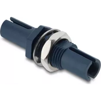 Adaptador de fibra óptica DELOCK HFBR 4515Z simplex acoplador de plástico azul (Bu > Bu)