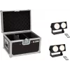 Set de luz LED EUROLITE CBB-2 COB WW 2x con case – 2 focos COB blanco cálido, maletín de transporte