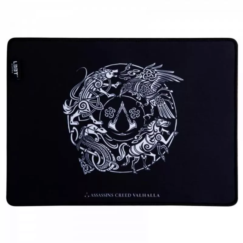 L33T Gaming 1830142 Alfombrilla Assassins Creed pequeña, 270x215x3 mm, negra