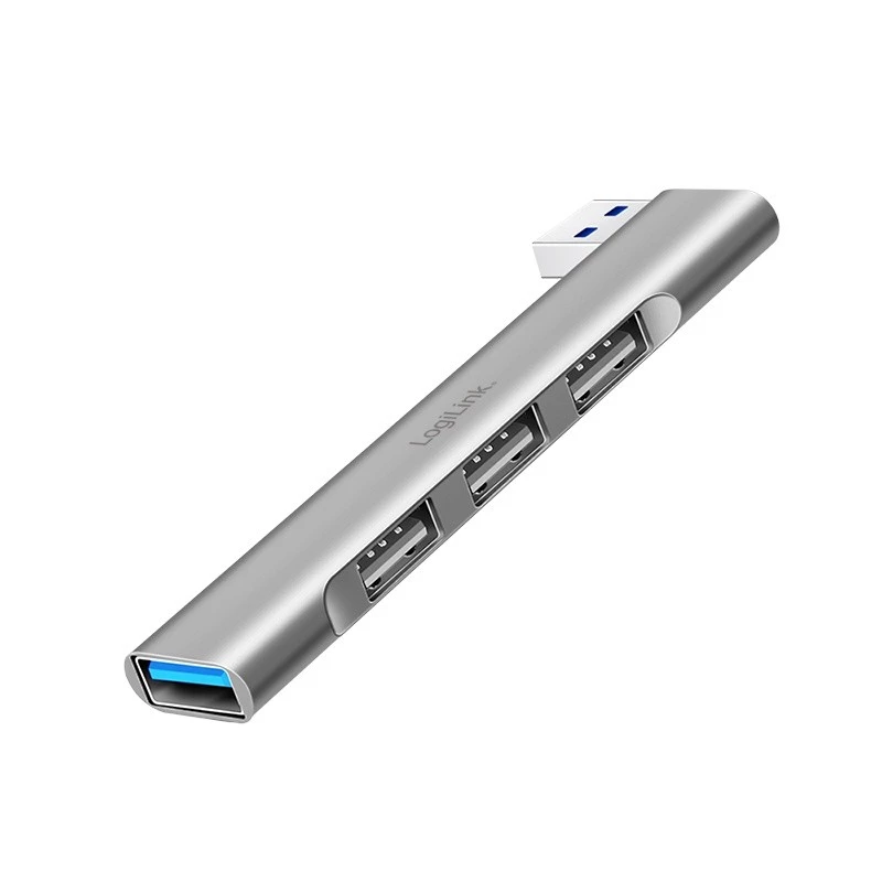 Hub LogiLink USB 3.2 Gen1 4 puertos USB-A 1x USB3.0 AF 3x USB2.0 AF UA0436