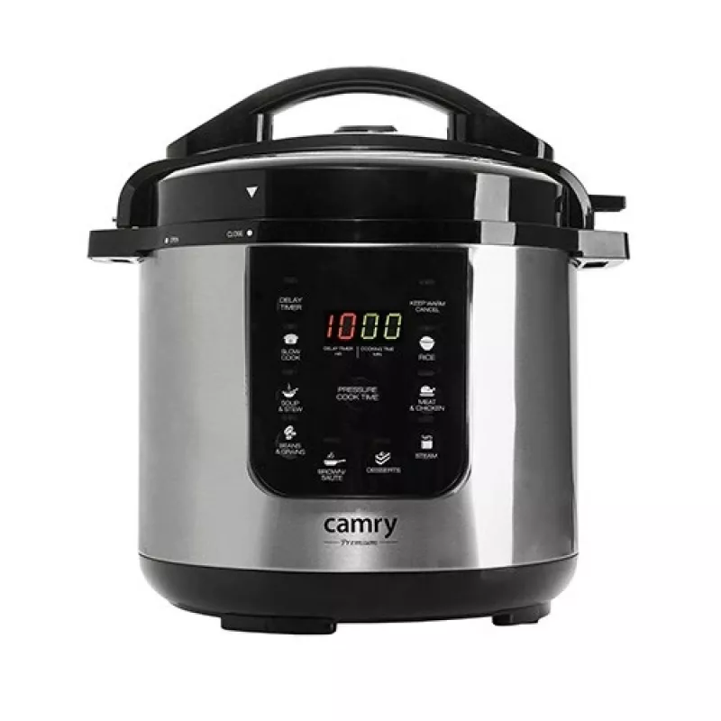 Olla multifunción Camry CR 6409 6 L 1000 W Negro, Acero inoxidable