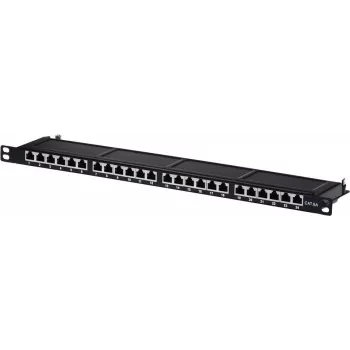 Panel de parcheo Helos 134334 0.5U Gigabit Ethernet gris