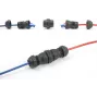 DeLOCK 67044 Acoplador de cable impermeable IP68 RJ45 hembra a hembra Cat.6A, negro