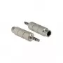 Adaptador DeLOCK 65548 3,5 mm a 6,35 mm plata