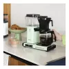 Cafetera de filtro MOCCAMASTER KBG Select — depósito de agua de 1,25 l, capacidad para 10 tazas, acero inoxidable, verde pastel