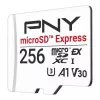 Tarjeta de memoria MicroSDXC PNY microSD Express 256 GB UHS‑I lectura 890 MB/s escritura 750 MB/s U3 V30