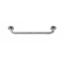 Barra de apoyo de acero inoxidable, ondulada, para baño, 60 cm