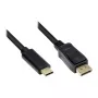 Good Connections cable adaptador USB-C a DP1.2 negro 10m