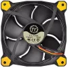 Ventilador de carcasa Thermaltake Riing 14 LED 140mm negro/amarillo