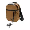 Bolsa de viaje Tomtoc Aviator-T37 con correa de hombro, tejido X-Pac, marrón