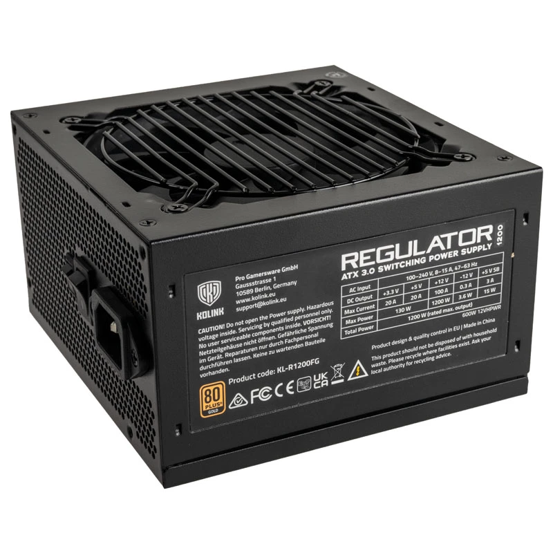 Fuente de alimentación Kolink Regulator KL-R1200FG 1200W