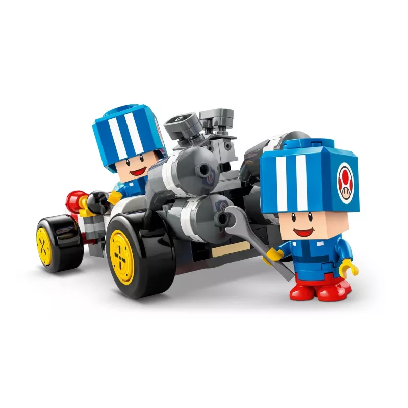 Juguete de construcción Set LEGO 72035 Super Mario Mario Kart Taller de Toad, niveles interactivos y figuras