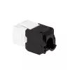 Módulo Keystone LogiLink NK4066 plano negro blanco RJ-45