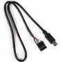 Alphacool 18171 Cable Mini-USB a placa base 5 pines 0,4 m Negro