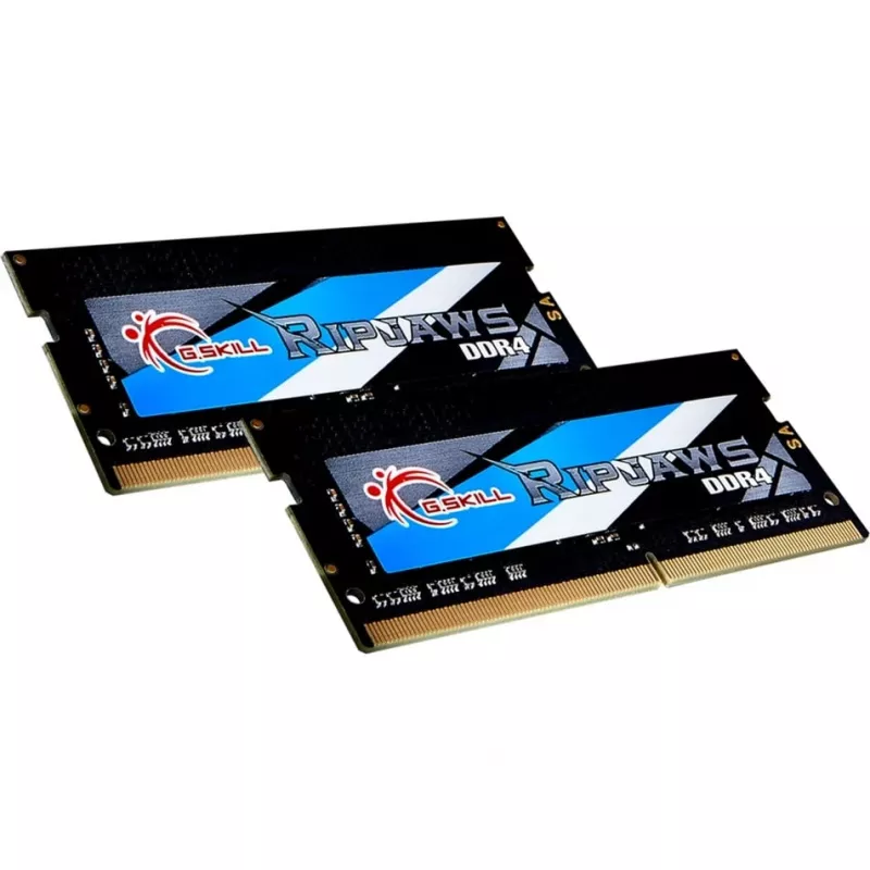 SO-DIMM 16 GB DDR4-2666 (2x 8 GB) kit dual, memoria RAM F4-2666C19D-16GRS, Ripjaws