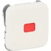 busch jaeger BJ Reflex SI tapa de interruptor basculante cálota roja blanco alpino modelo 2509-214