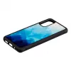 Funda protectora iKins para Samsung Galaxy S20 — acabado blue lake negro