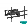 ONKRON M10-B soporte de pared para TV giratorio e inclinable, 42–120 pulgadas, máx. 100 kg, negro