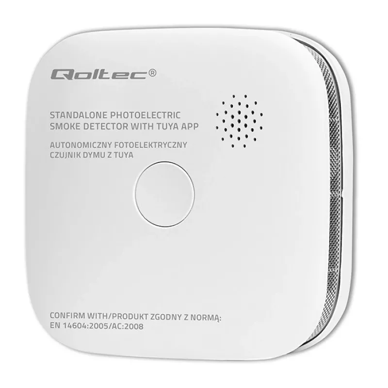 Detector de humo con batería Tuya WiFi LED