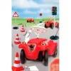Conos BIG (set de 4) - 1 año - plástico - rojo - blanco