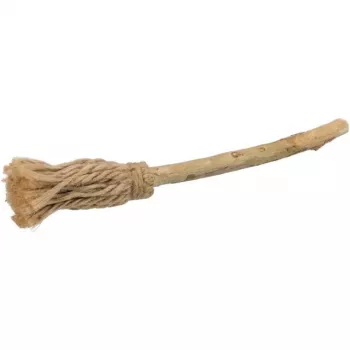 Juguete masticable para gatos Trixie escoba de cuerda Matatabi 160 mm yute beige TX-42428