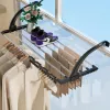 Estante auxiliar Jata HTEN2402 de polipropileno y acero inoxidable plegable 58×32×4,7 cm
