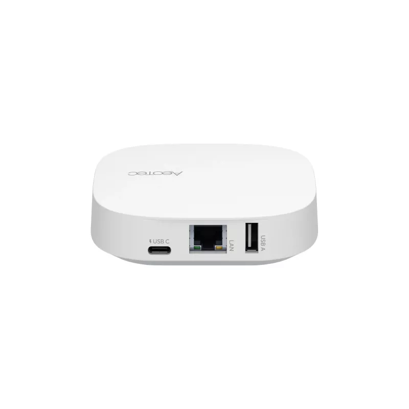 AEOTEC Smart Home Hub 2 – Funciona como SmartThings Hub, EU, Z-Wave, Zigbee 3.0, WiFi | GP-AEOHUBV4EU | Blanco
