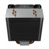 Disipador de CPU por aire SAVIO SAVGCOVORTEXX2ARGB con 4 heatpipes, ventilador ARGB de 120 mm, negro