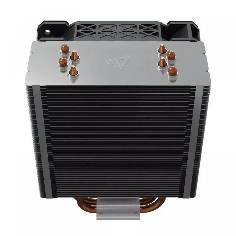 Disipador de CPU por aire SAVIO SAVGCOVORTEXX2ARGB con 4 heatpipes, ventilador ARGB de 120 mm, negro