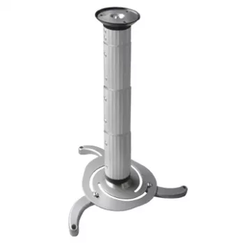 Sunne | Soporte de techo para proyector | Giratorio, inclinable | Capacidad máxima 10 kg | Plata