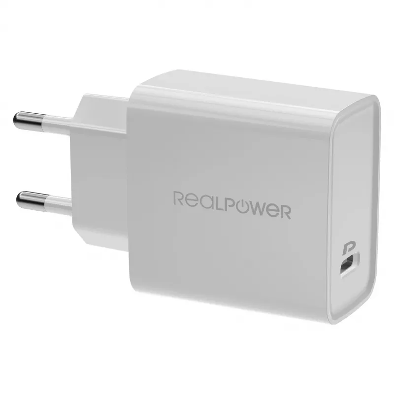 Cargador de interior RealPower PC-MagSet Universal Blanco