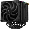 Ventilador de CPU DeepCool AK620 Digital PRO — ventilador de 120 mm, 1750 rpm, 25 dB, 12 V, compatible con LGA1700/AM5, negro