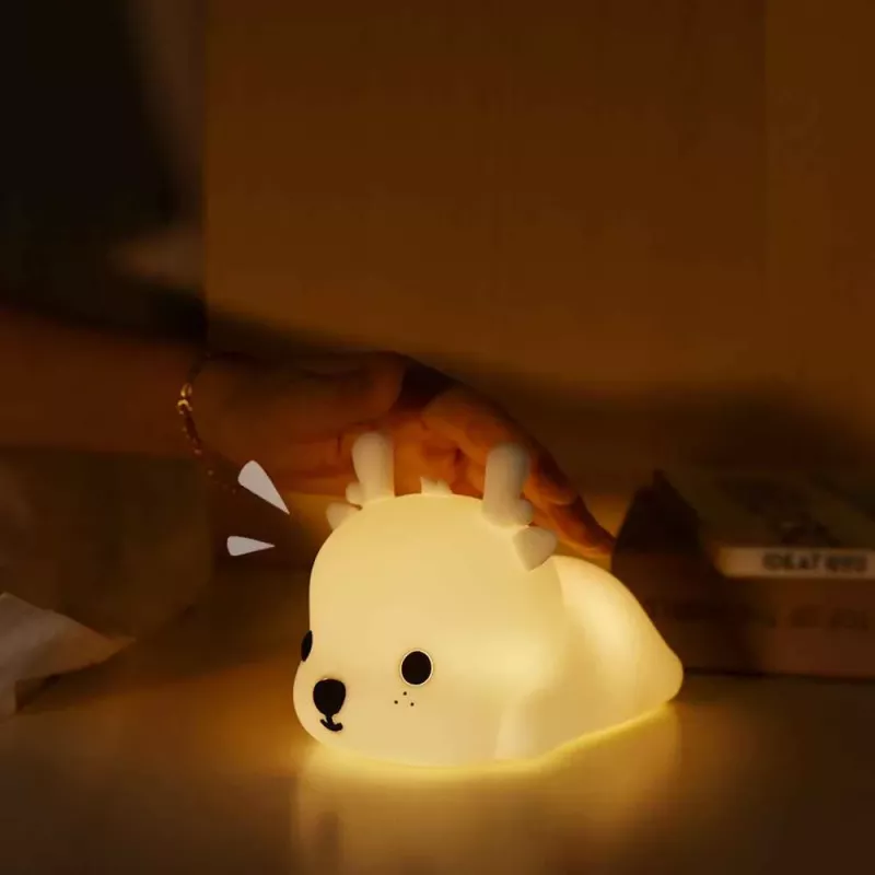 Luz de noche Tellur TLL441161 Baby Deer LED, luz suave, lámpara de mesita compacta