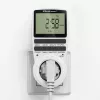 Temporizador electrónico QOLTEC PC0628 con pantalla LCD, cuenta atrás de 24 horas
