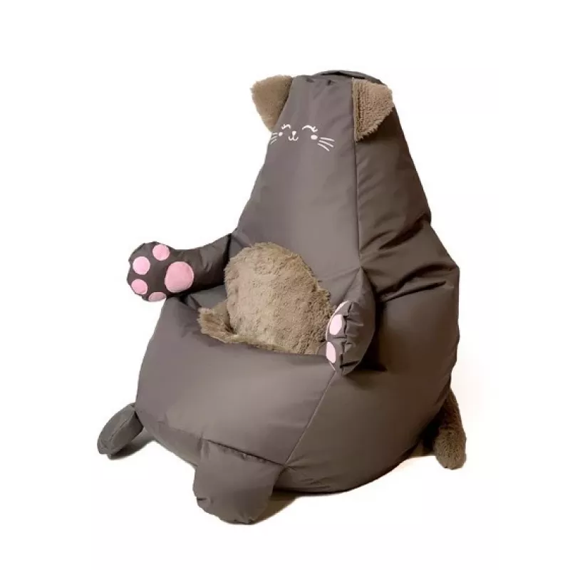 Puf saco Sako Kitten marrón XL 130 x 90 cm