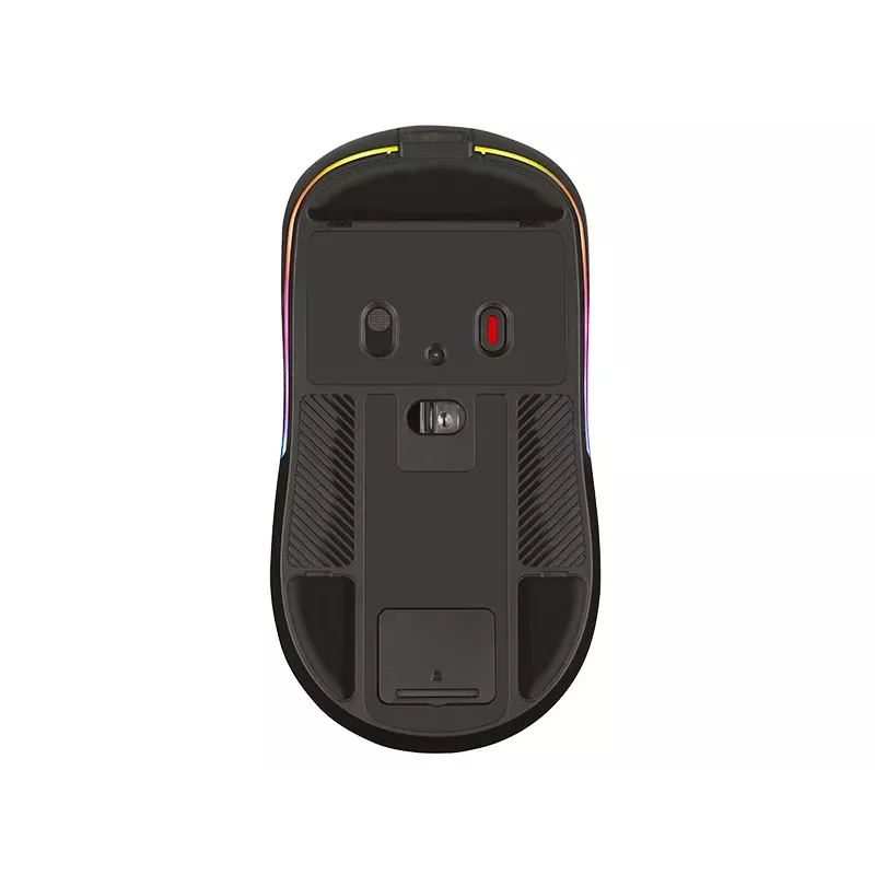 Tracer GameZone Thor RGB ratón gaming inalámbrico, 2,4 GHz + Bluetooth, 10000 DPI, negro