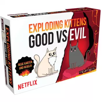Exploding Kittens - El bueno contra el malo, juego de cartas