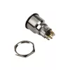 Taster DimasTech PD211 22 mm Silverline Dot RGB — interruptor de panel antivandálico