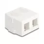Marco de encaje DeLOCK 85843 plástico blanco 545x573x324 mm