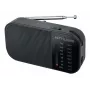 Radio portátil Muse M-025 R — MW/FM, negra, a pilas, compacta (32×130×70 mm)
