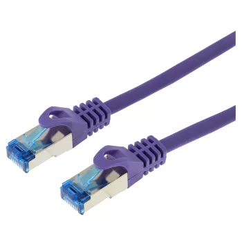 Cable de red LOGON SSTP Cat5e, RJ-45 a RJ-45, 1,5 m, violeta