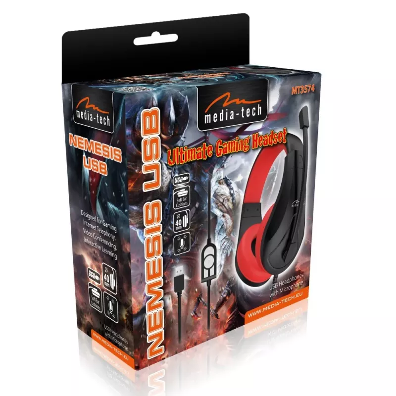 Auriculares Media‑Tech NEMESIS MT3574