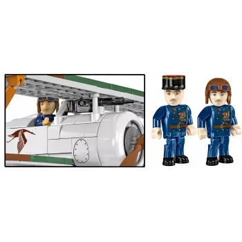 Set de construcción Cobi Blocks Nieuport 17 C.1 277 piezas — maqueta de avión, set de bloques coleccionable