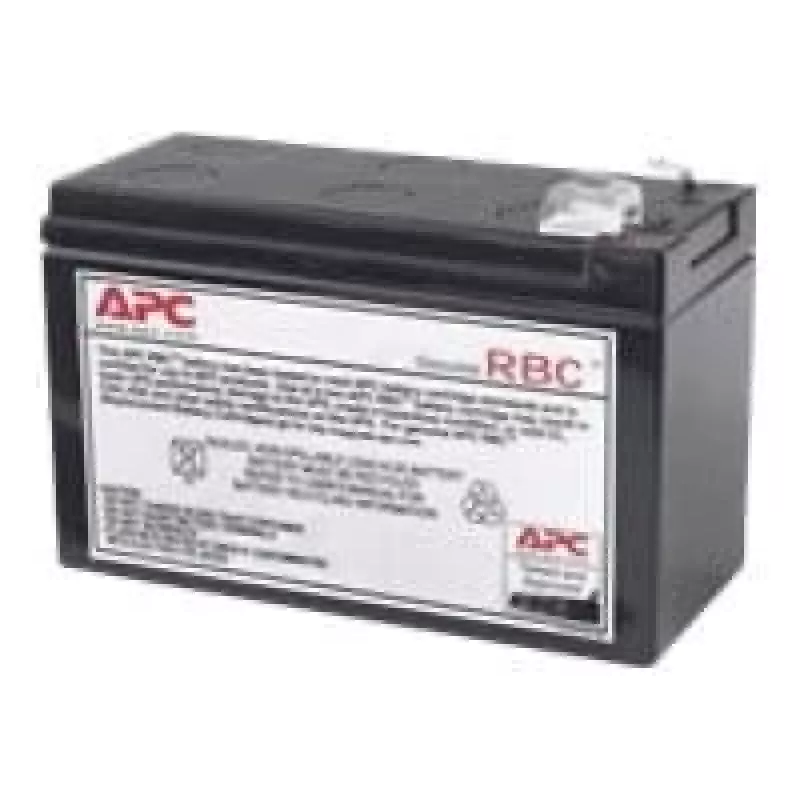 Cartucho de sustitución de batería APC APCRBC110 (OEM), plomo-ácido sellado (VRLA), 1 ud., 84 VAh, Negro, RoHS, 2,5 kg