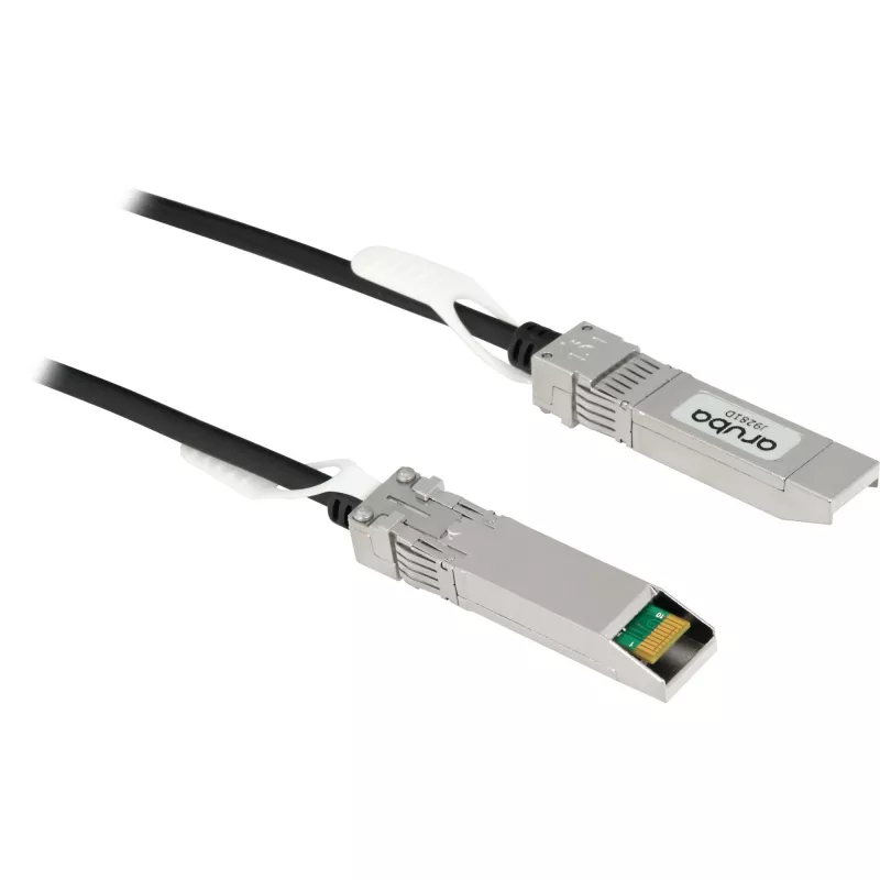 HPE cable InfiniBand Direct Attach Copper de SFP+ a SFP+ 10G de 1 m SFP+ negro