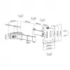Soporte de sobremesa para monitor LCD Maclean, VESA 75x75 y 100x100, 17-32