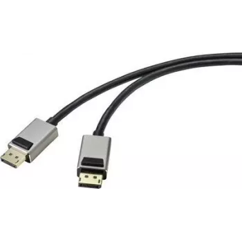 SpeaKa Professional Cable de conexión DisplayPort-DisplayPort [1x conector macho DisplayPort – 1x conector macho DisplayPort] 2,00 m Negro (SP-9510456)