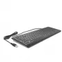 DeLOCK 12170 teclado USB con letras XXL e iluminación, 1,5 m, negro