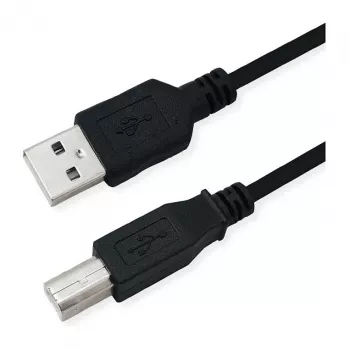 ROLINE RM Cable USB 2.0, Type-A-B, negro, 0,8 m
